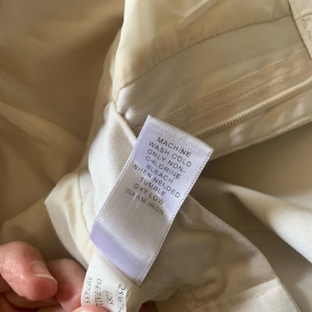 Vintage Banana Republic Ivory Pants - Picture 5 of 11